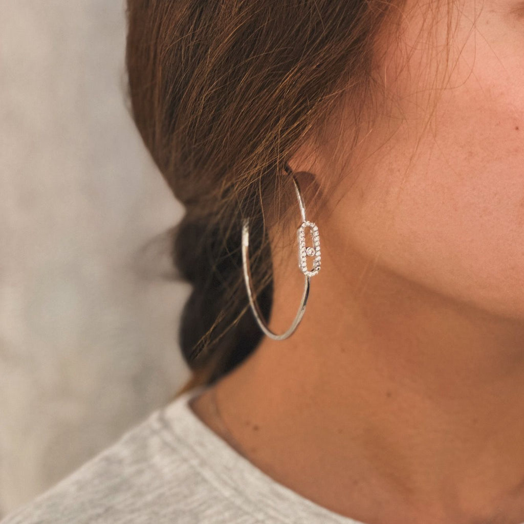 Messika Move Classic Large Hoop Earrings