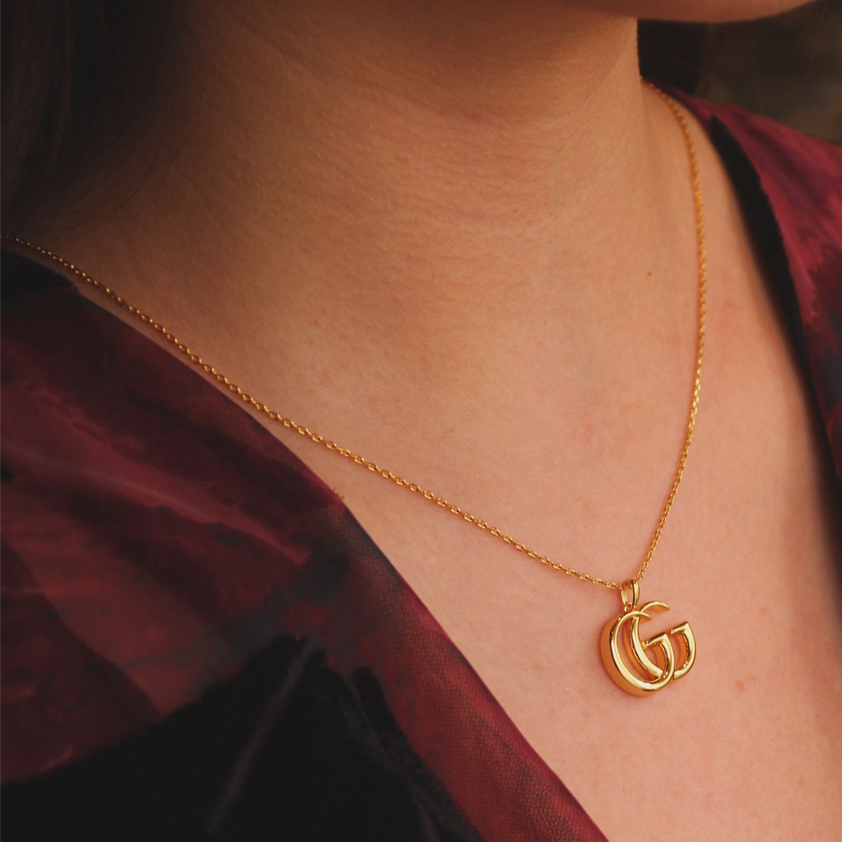 Gucci Interlocking G Gold Jewelry Set