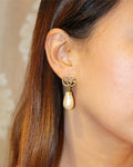 Gucci Interlocking G Pearl Drop Earrings