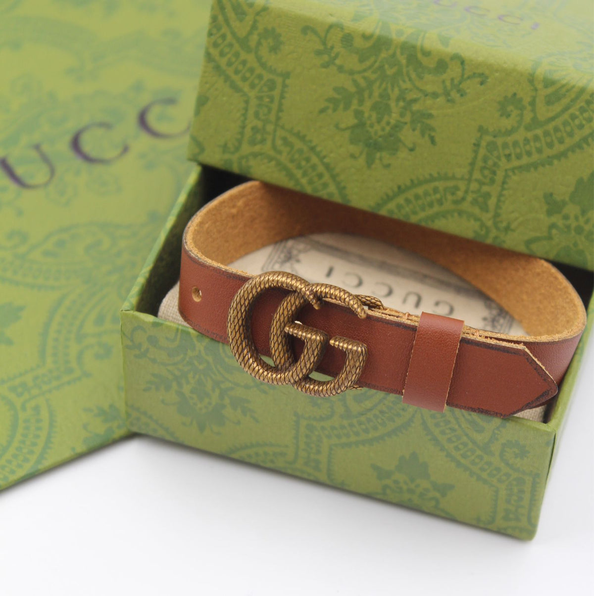 Gucci GG Marmont Leather Bracelet