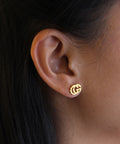 Gucci Interlocking G Stud Earrings