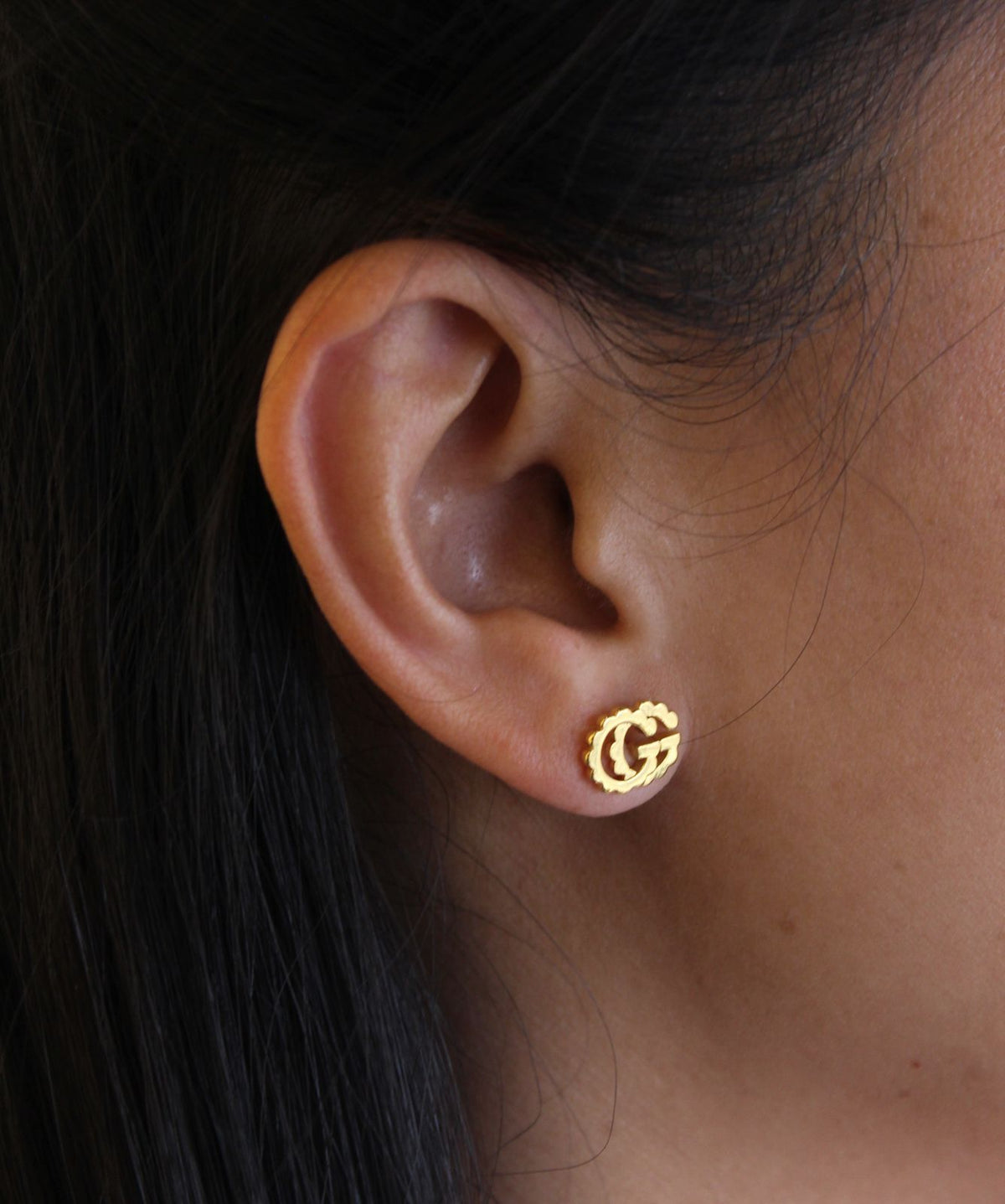 Gucci Interlocking G Stud Earrings