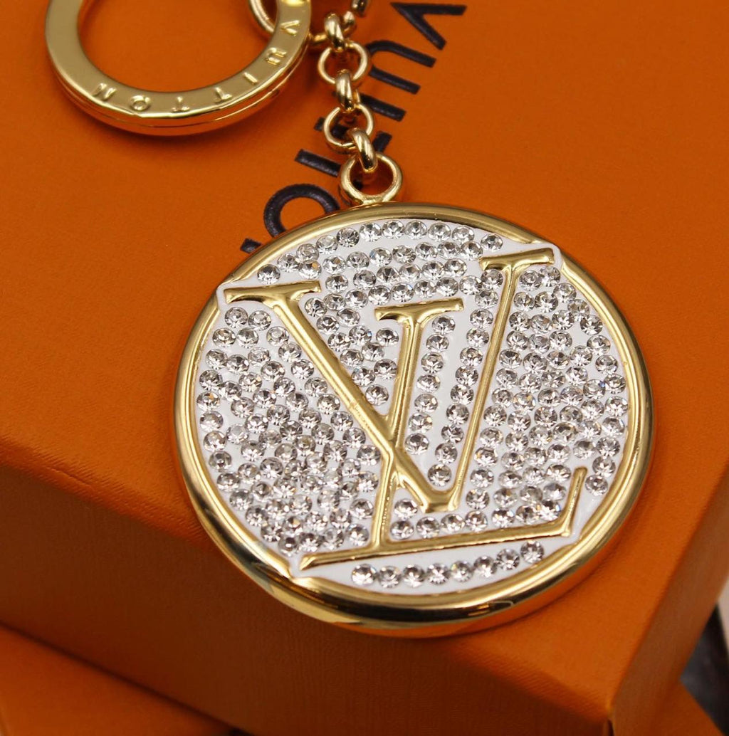 LV Initials Bag Charm and Key Holder