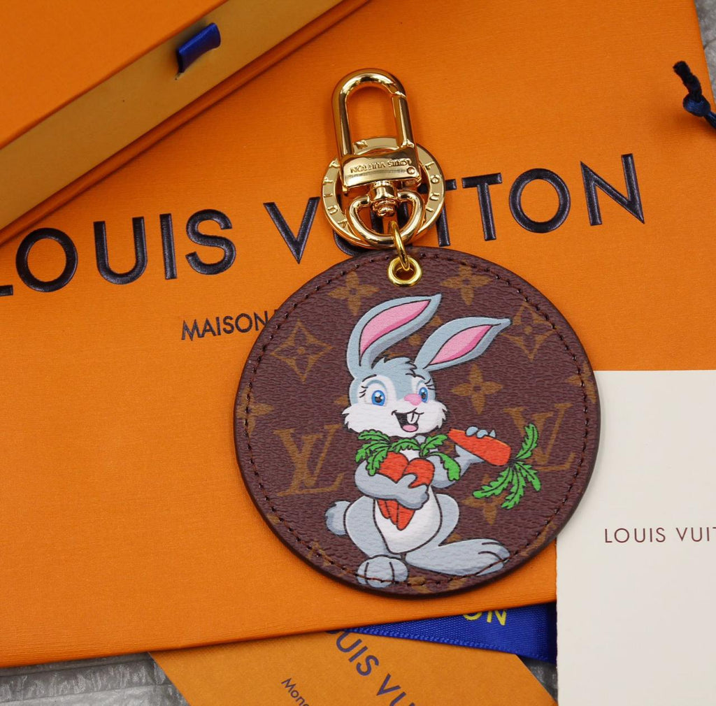 LV Initials Bag Charm and Key Holder