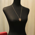 Cartier Gold Tone Openwork Panther Head Necklace