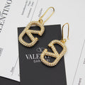 Valentino Garavani VLogo Signature Crystal Drop Earrings