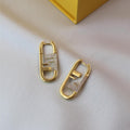 Fendi O'Lock Pavé Earrings