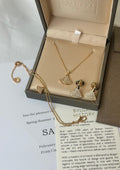 BVLGARI Divas' Dream-Tone Mother-of-Pearl Necklace and Earrings Set