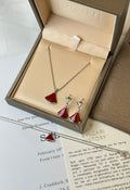 BVLGARI Divas' Dream-Tone Mother-of-Pearl Necklace and Earrings Set