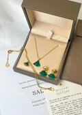BVLGARI Divas' Dream-Tone Mother-of-Pearl Necklace and Earrings Set