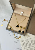 BVLGARI Divas' Dream-Tone Mother-of-Pearl Necklace and Earrings Set