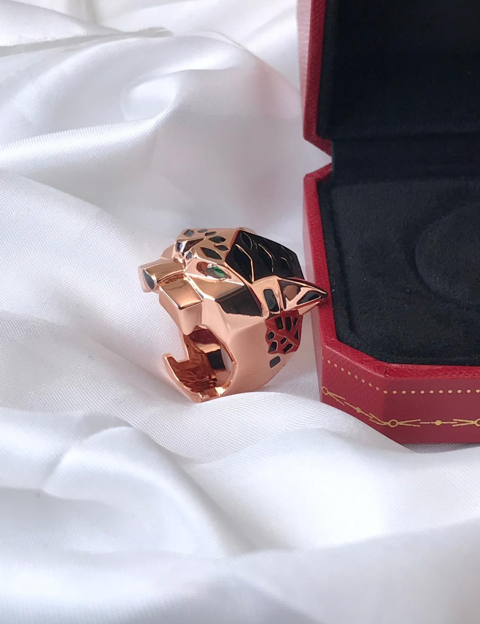 Cartier Sculpted Panther Ring