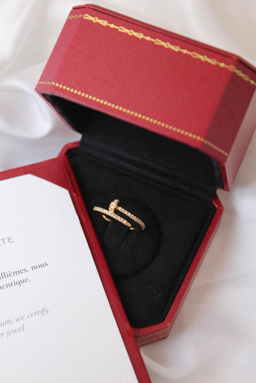 Cartier Full Pave Nail Ring