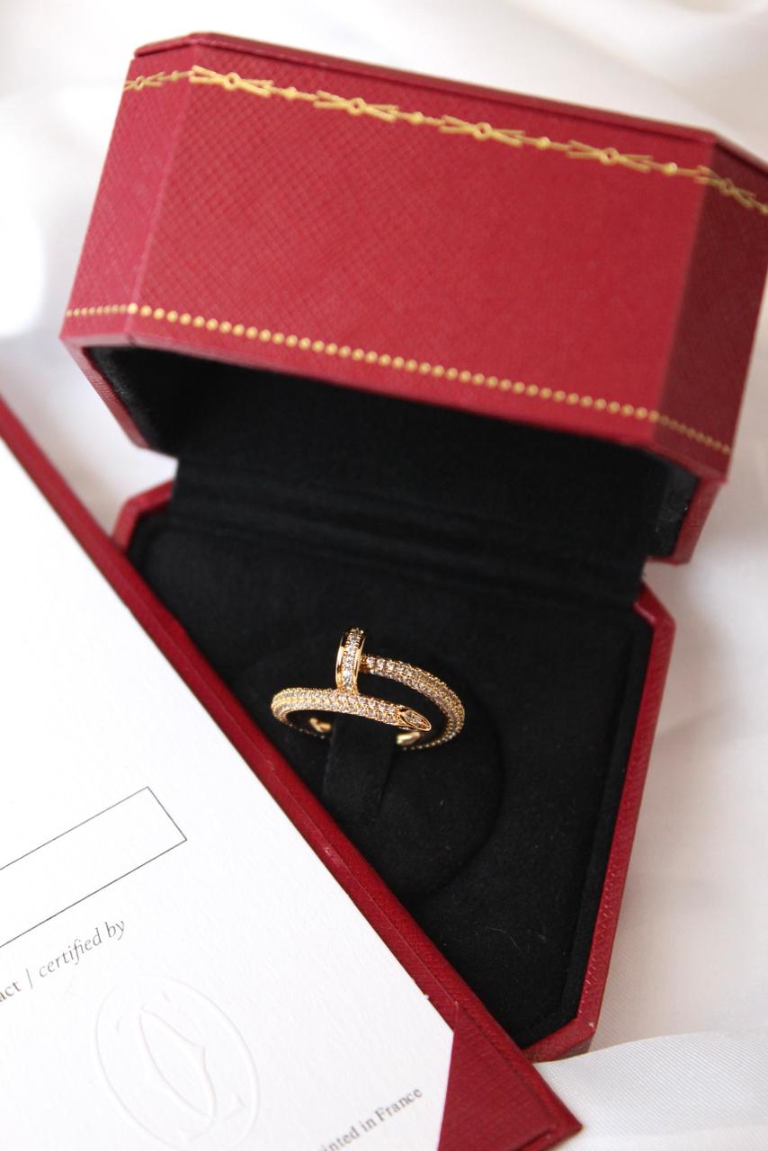 Cartier Full Pave Nail Ring