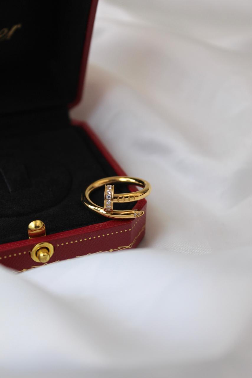 Cartier Head Accent Nail Ring