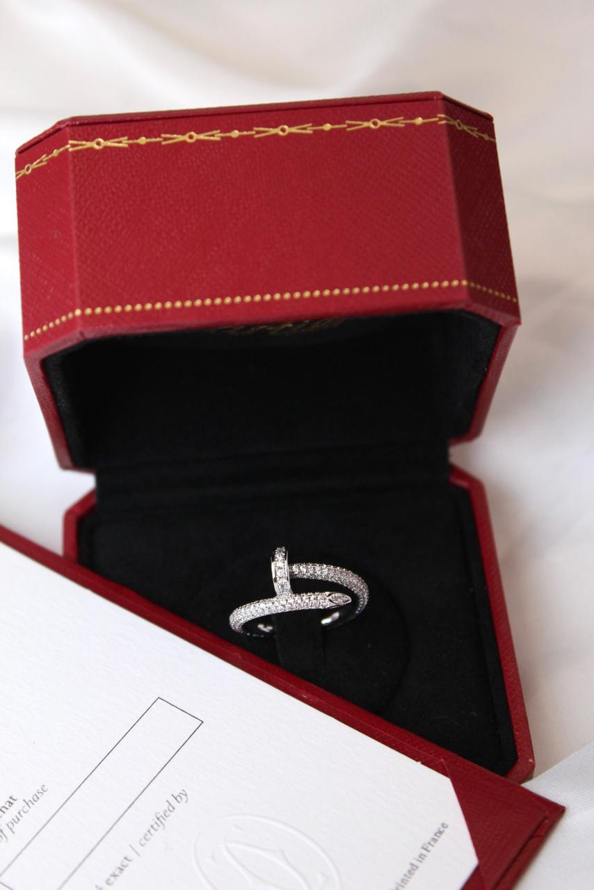 Cartier Full Pave Nail Ring