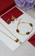 Valentino Garavani VLogo Signature Enamel & Pearl Jewelry Set
