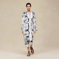 Hermès "Ferronnerie Remix" caftan Blanc Nacre