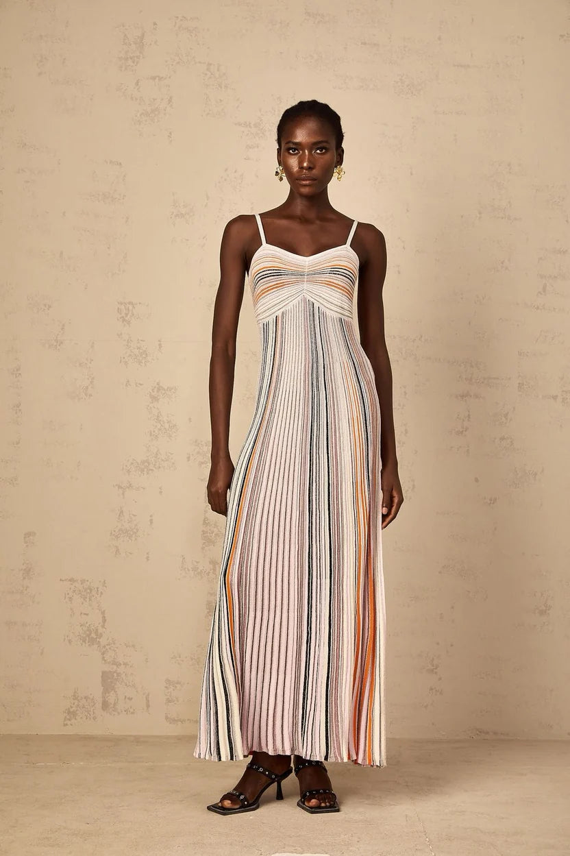 Missoni Blue Sequin-embellished Sleeveless Maxi dress