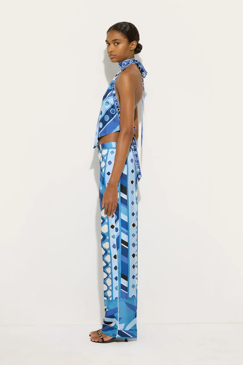 Pucci Blue Vivara-print set