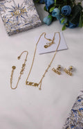 Dior Butterfly and Pearl Jewelry Set