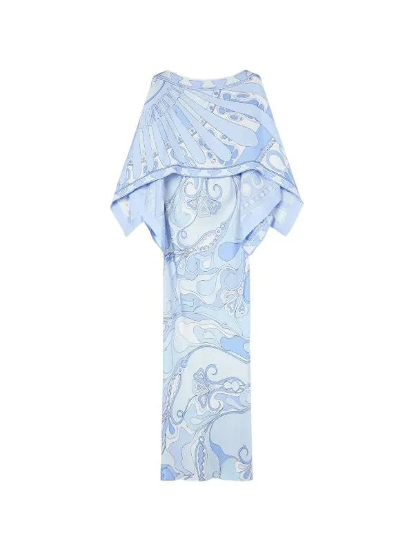 PUCCI Orchidee And Soleil-print Silk Dress