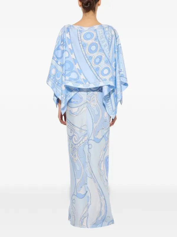 PUCCI Orchidee And Soleil-print Silk Dress