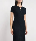 Sandro Paris black Knit Maxi Dress
