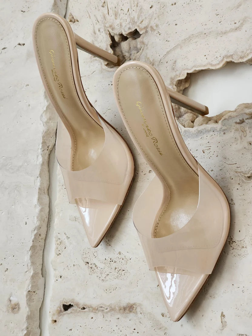 Gianvito Rossi Black Elle 105 Mule