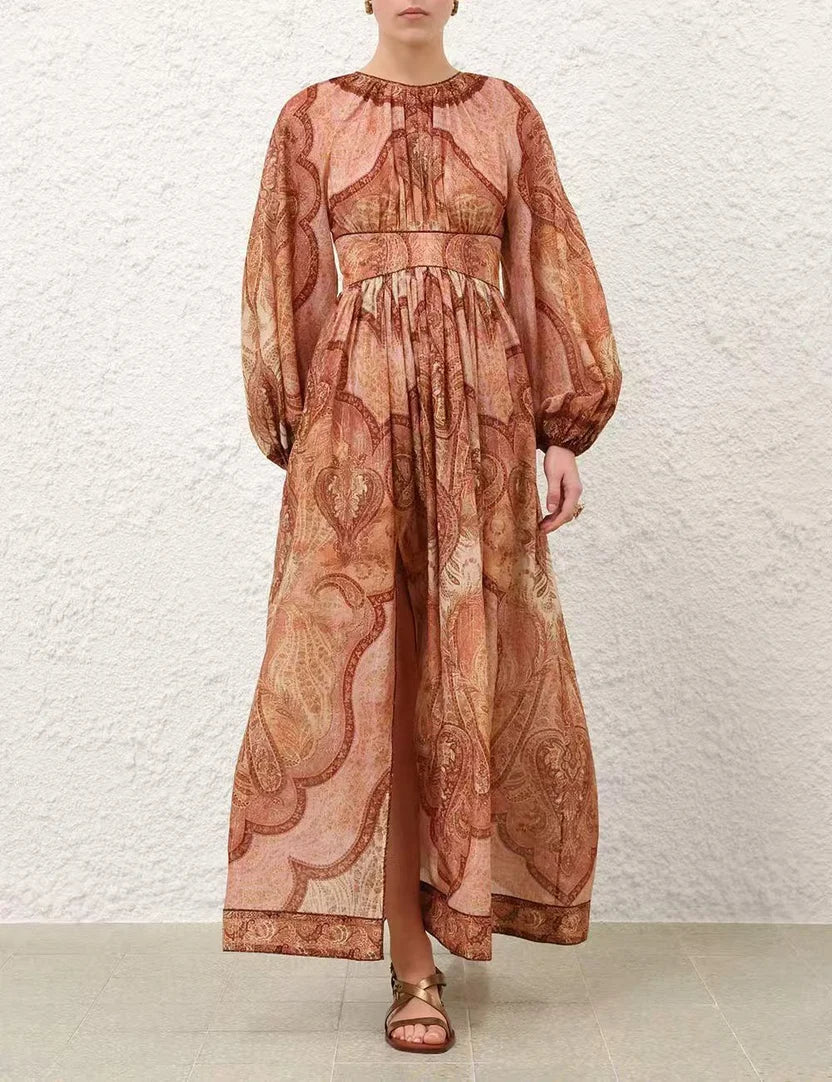 Zimmermann Red Wanderlust Midi Dress