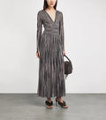 Missoni Multi Lurex Embellished Stripe Maxi Dress