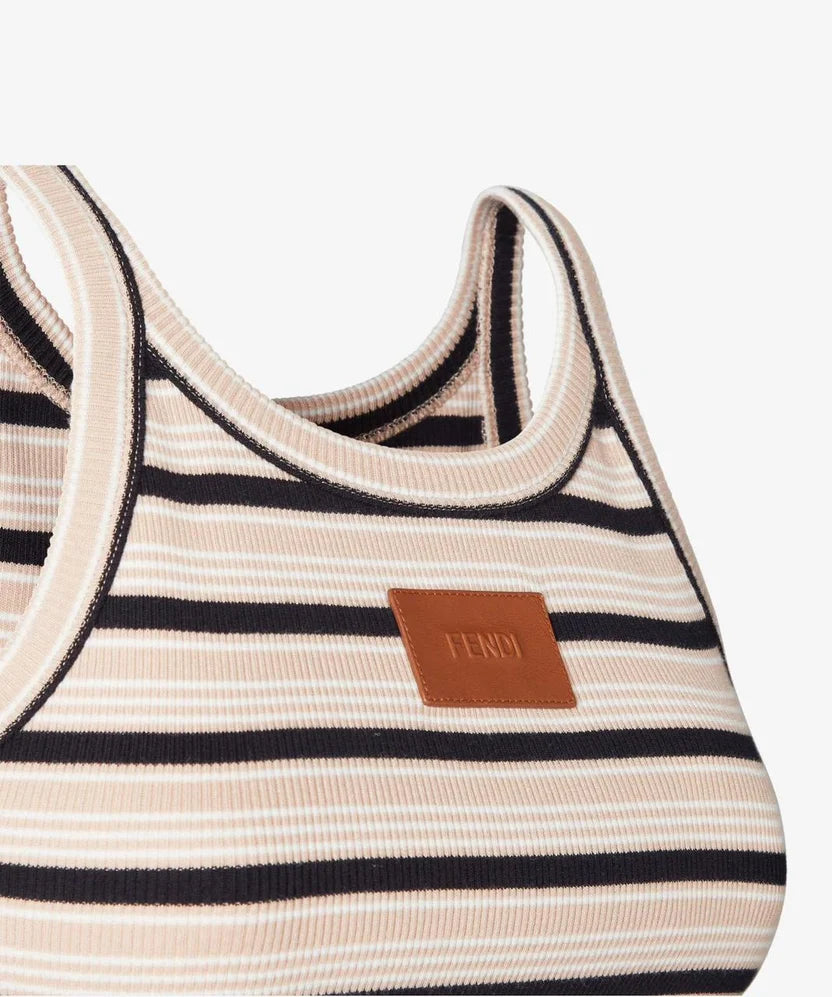Fendi Striped Tank Top