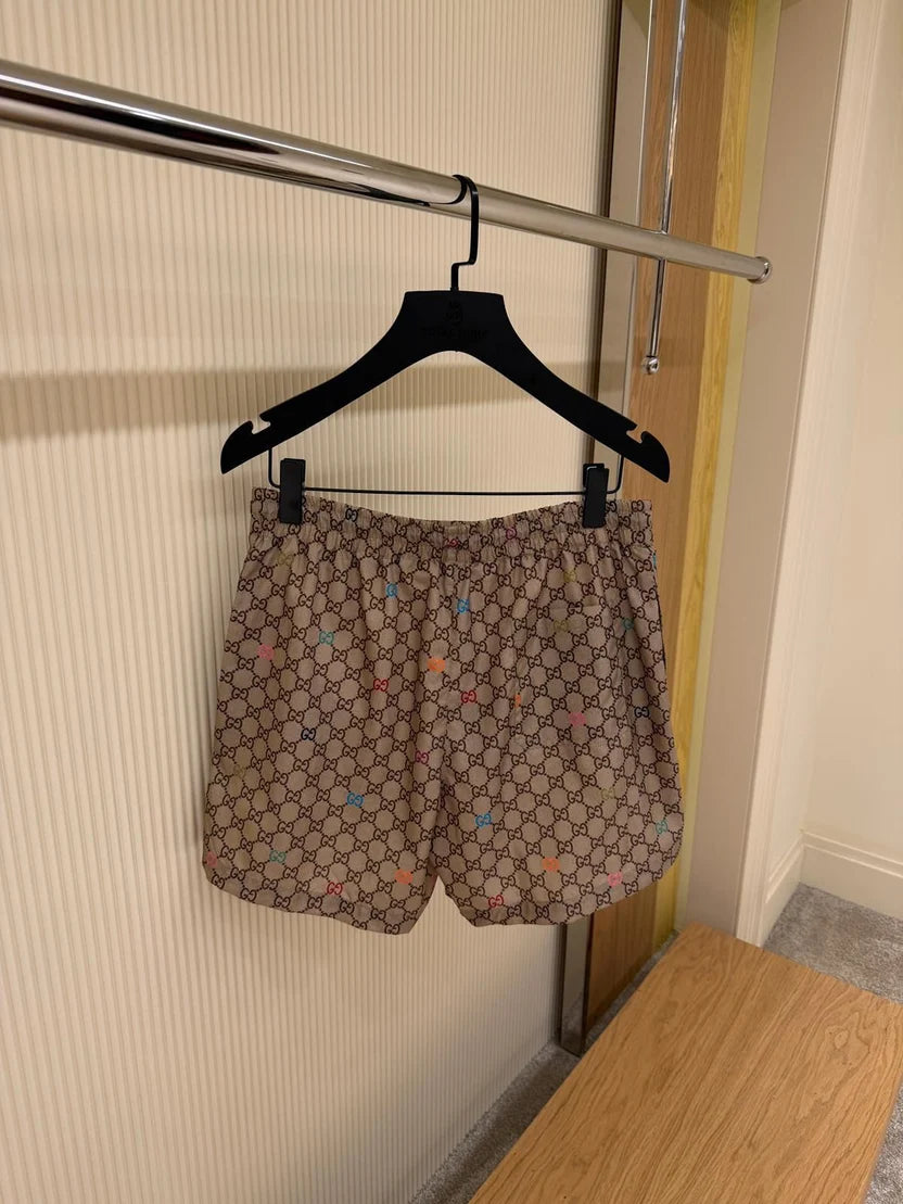 Gucci GG Supreme-print Swim Shorts