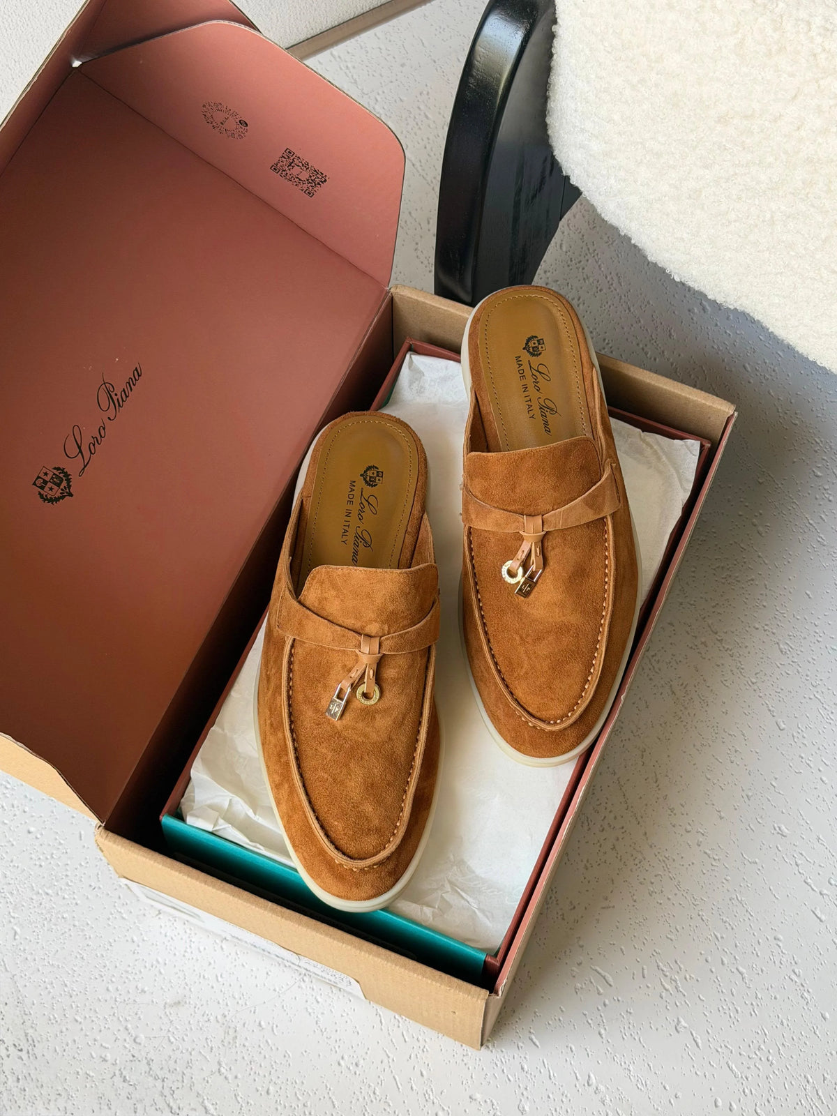 Loro Piana Babouche Charms Flat