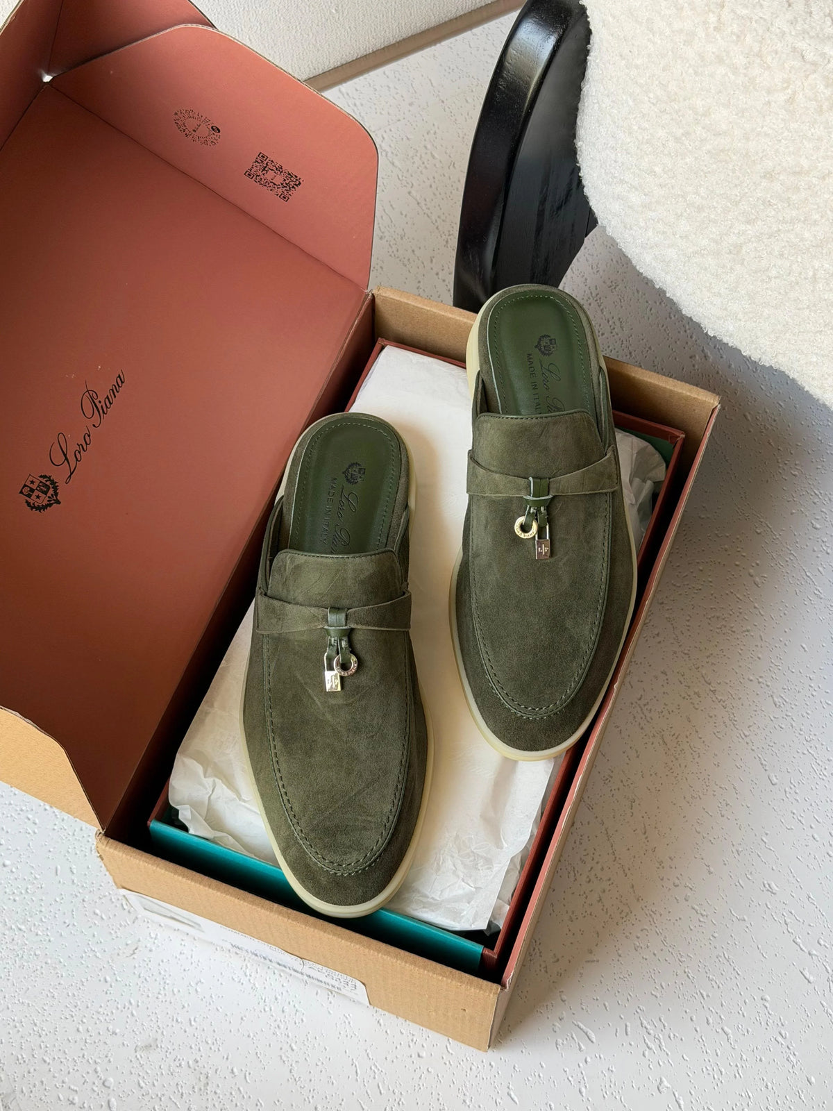 Loro Piana Babouche Charms Flat