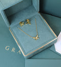 Graff Butterfly Yellow Gold Jewelry Set