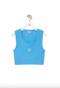 Loewe Cropped Anagram tank top in cotton