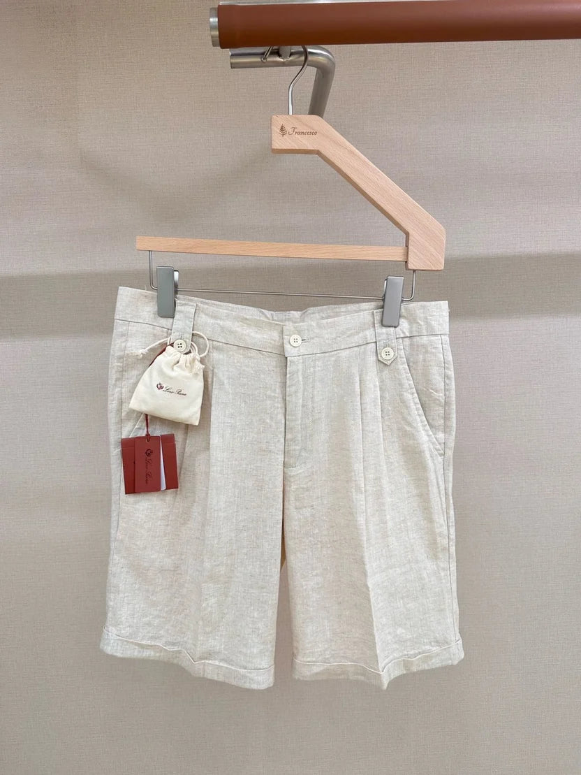 Loro Piana Linen shorts
