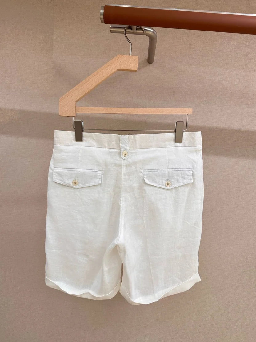 Loro Piana Linen shorts