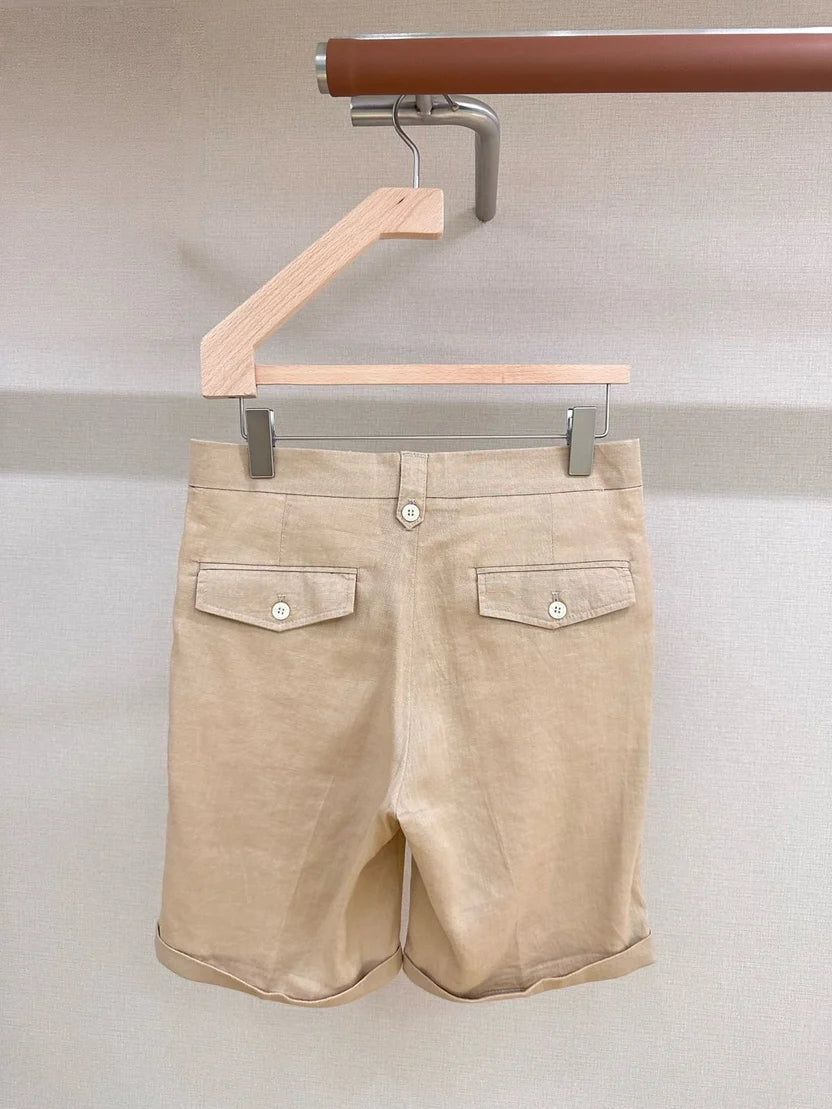 Loro Piana Linen shorts