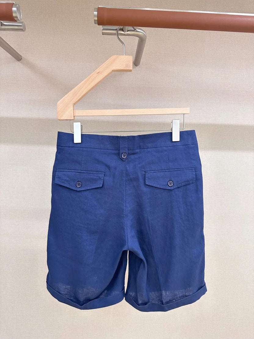 Loro Piana Linen shorts