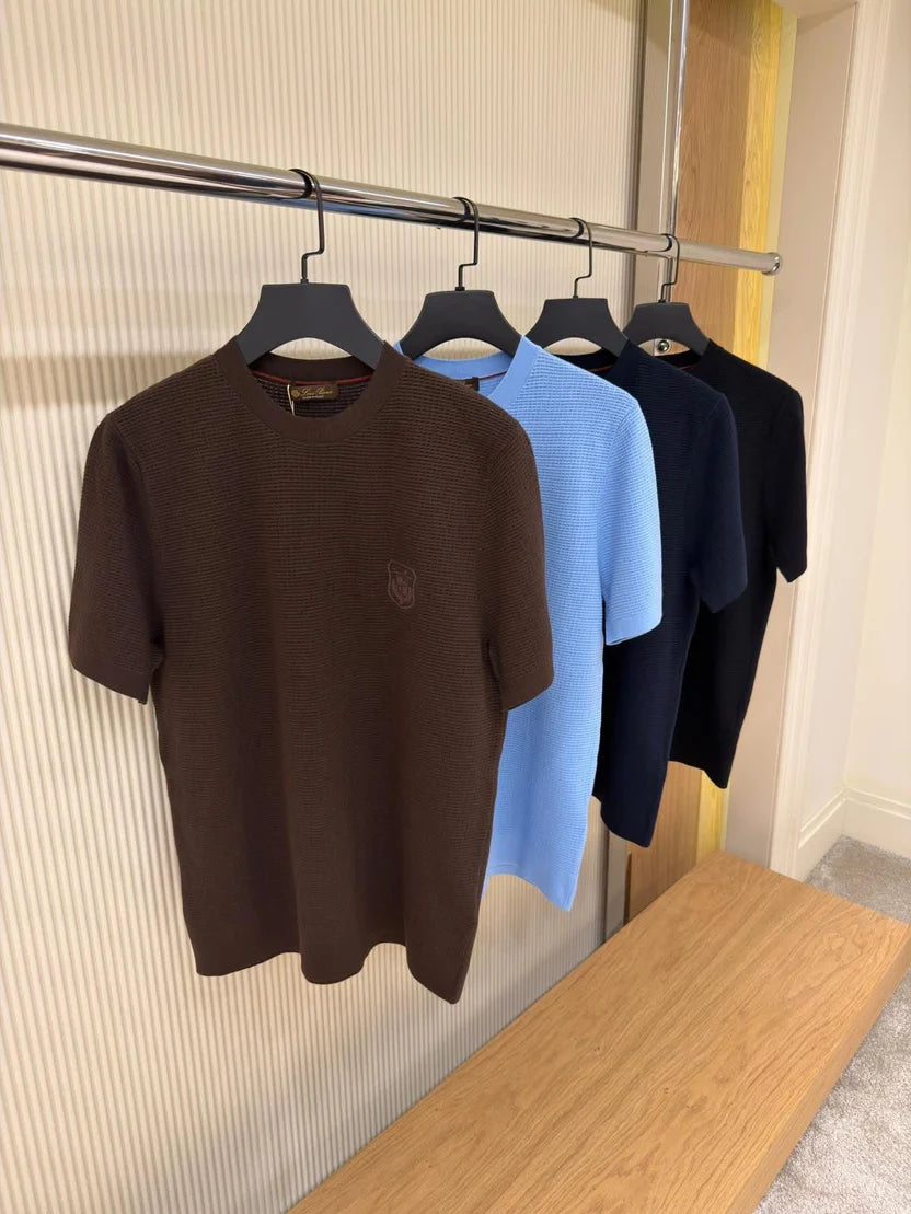 LORO PIANA Slim-Fit Wool, Silk and Cashmere-Blend Polo Shirt
