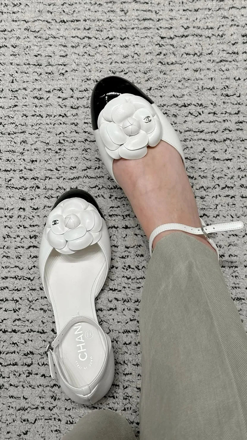 Chanel CC flats