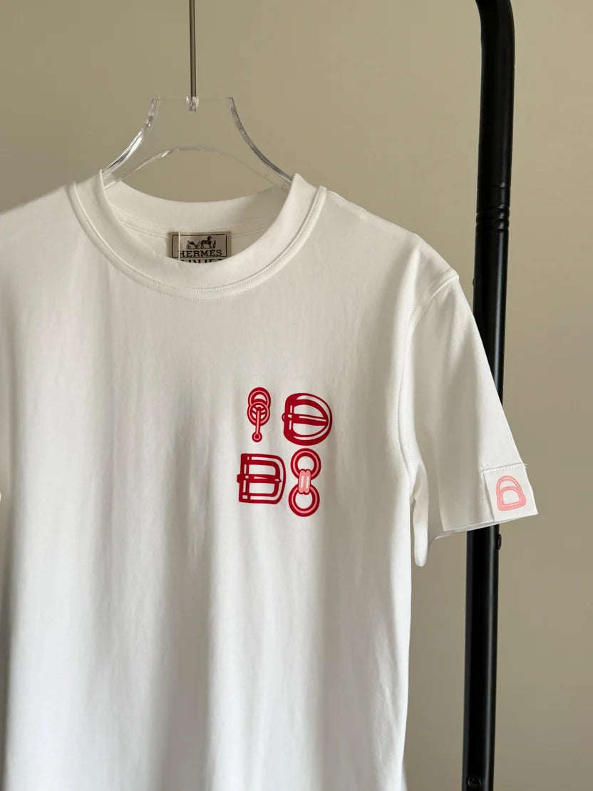 Hermes Maxi printed t-shirt