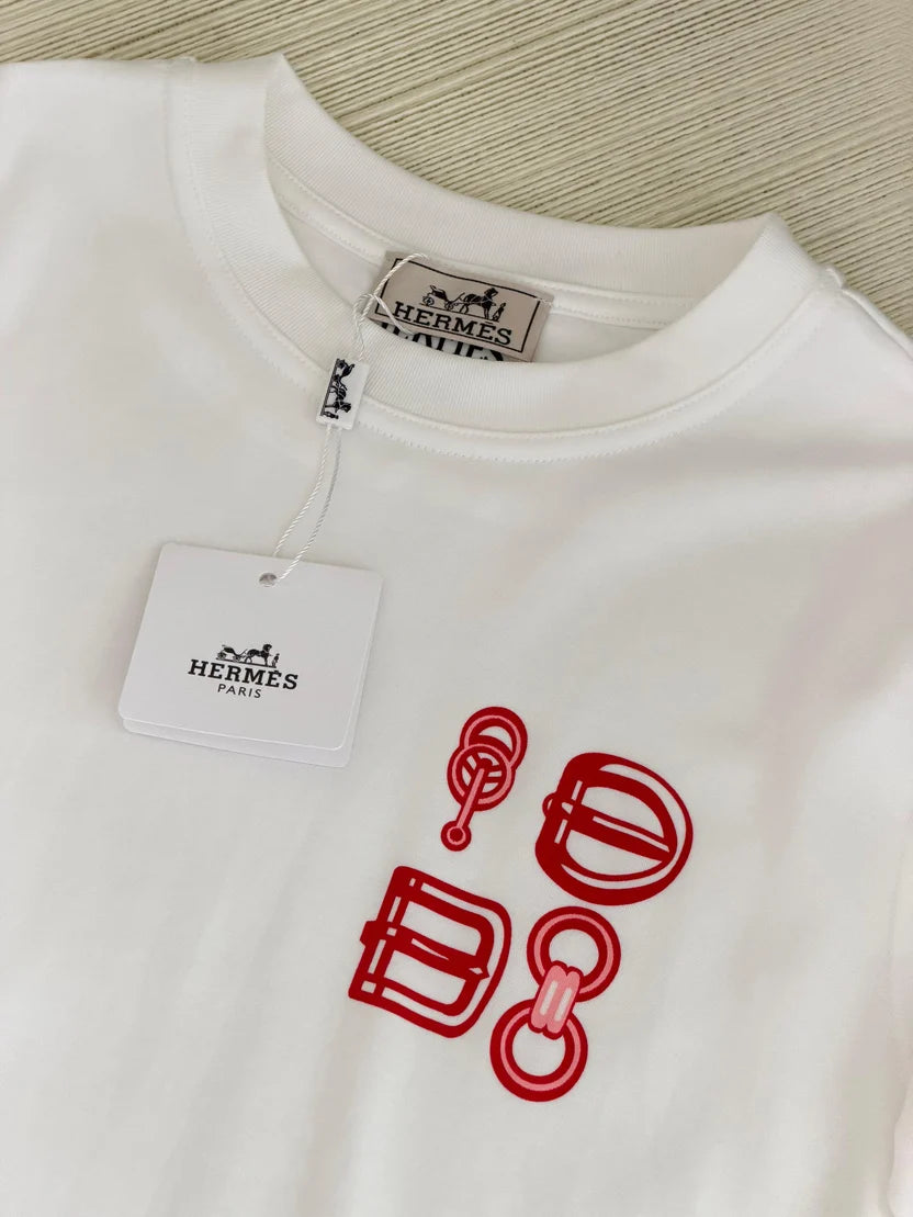 Hermes Maxi printed t-shirt