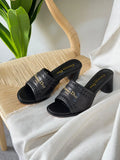 Dior Pre-Loved Dway embroidered sandals