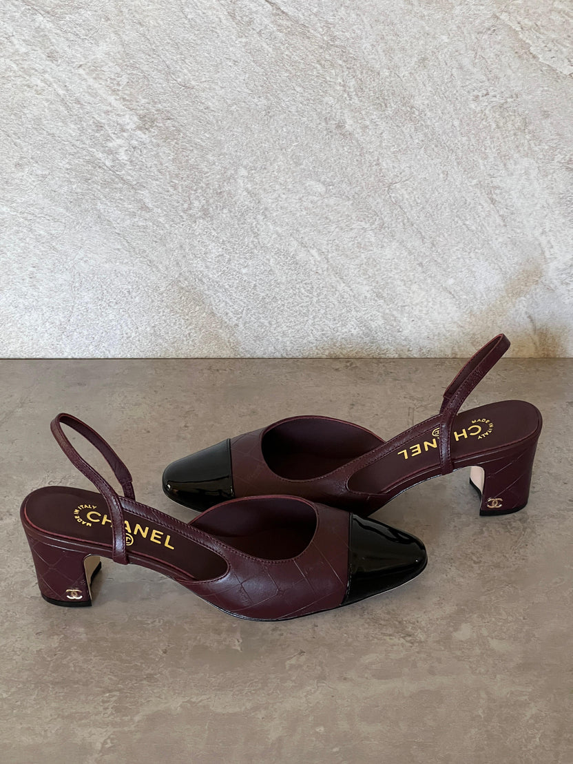 Chanel Slingback Sandals