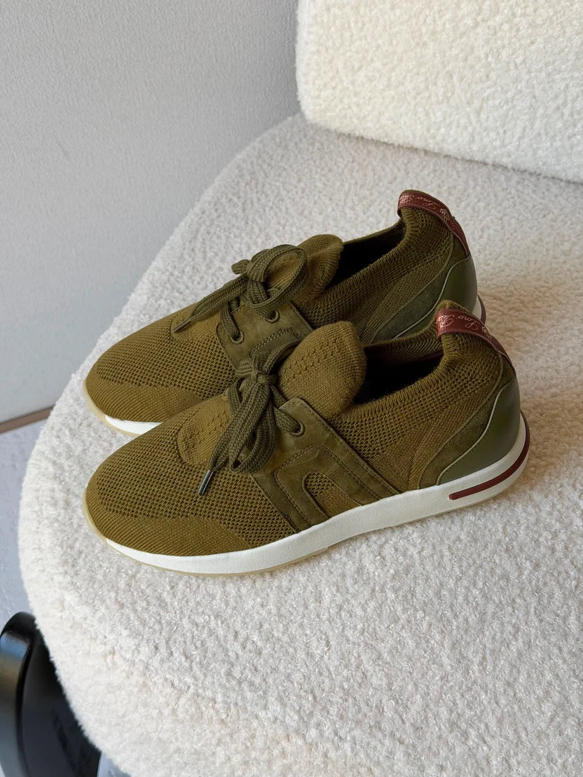 Loro Piana Grey 360 LP Lady Flexy Walk Sneakers