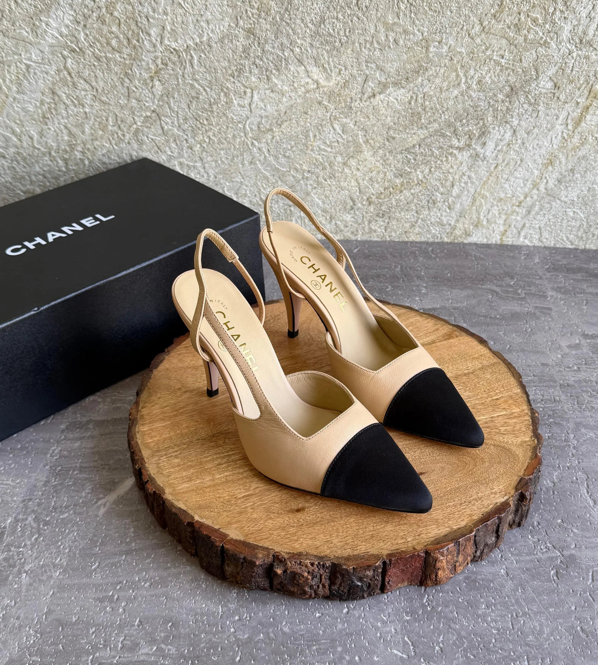 Chanel Slingbacks Lambskin