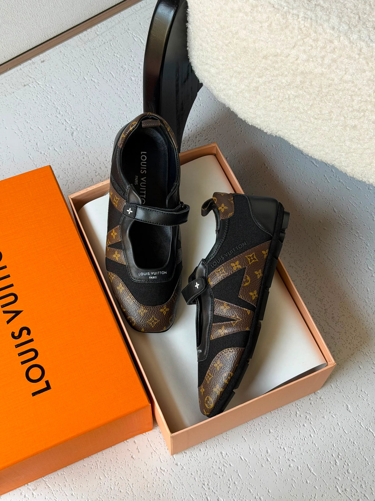 LV Sneakerina Mary Jane Sneakers